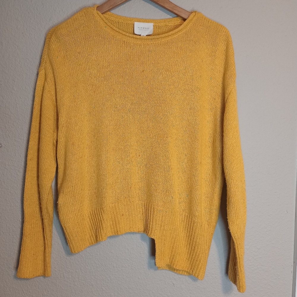 Sundays By We Are Sundays Asymmetrical Hem Speckled Sweater